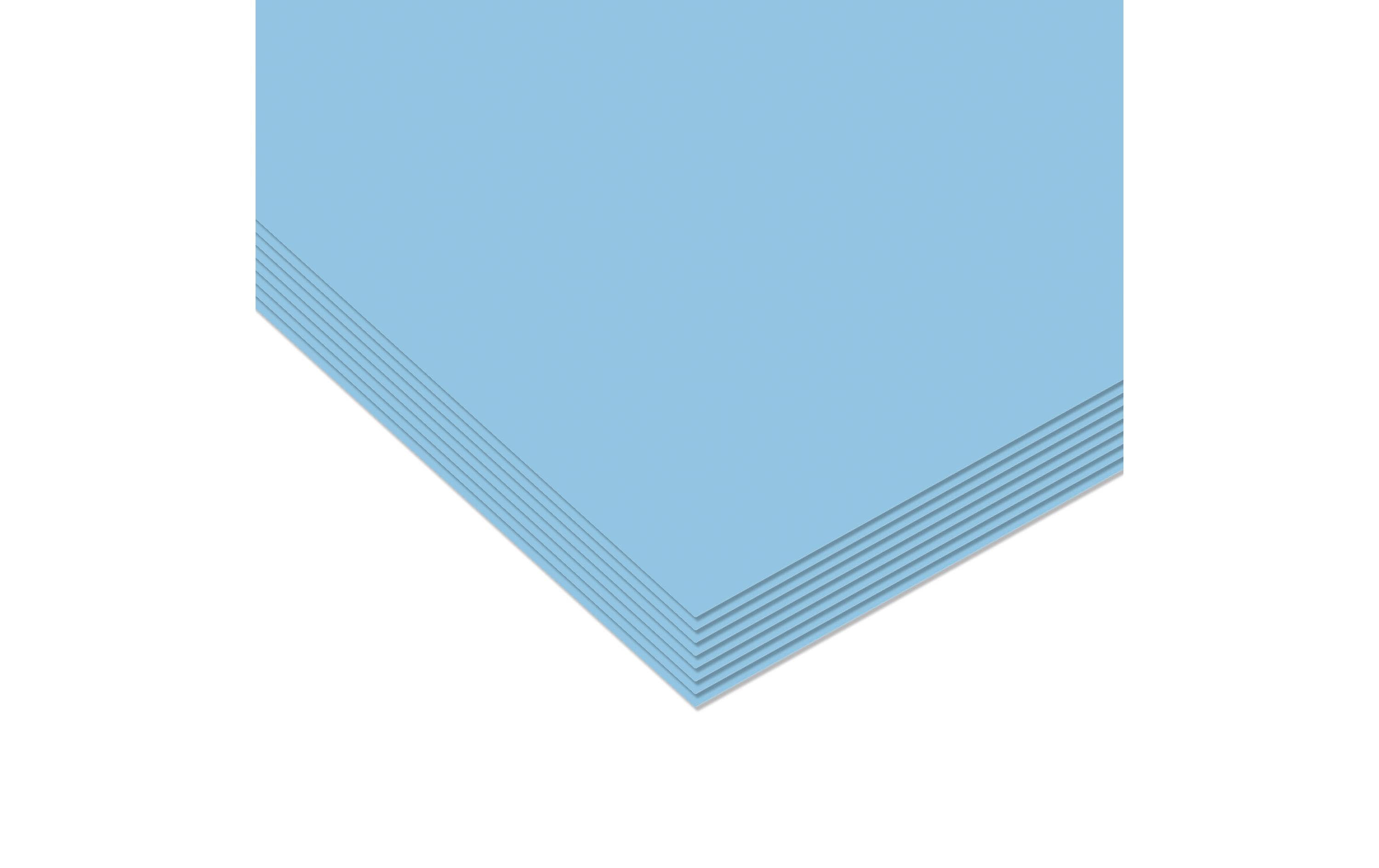 Ursus Transparentpapier Uni, 42g, 25 Bl. 70 x 100 cm, hellblau