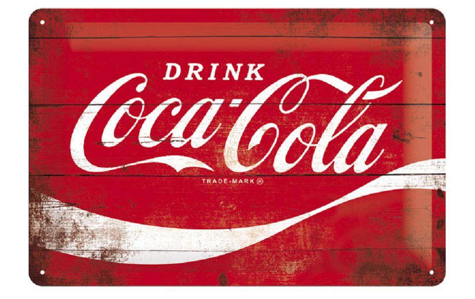 Nostalgic Art Schild Coca-Cola Metall, 20x30 cm
