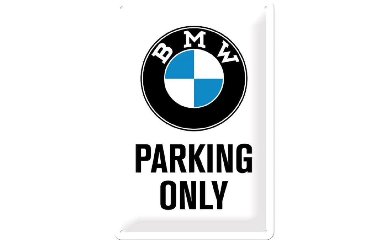 Nostalgic Art Schild BMW parking Only Metall, 20x30 cm