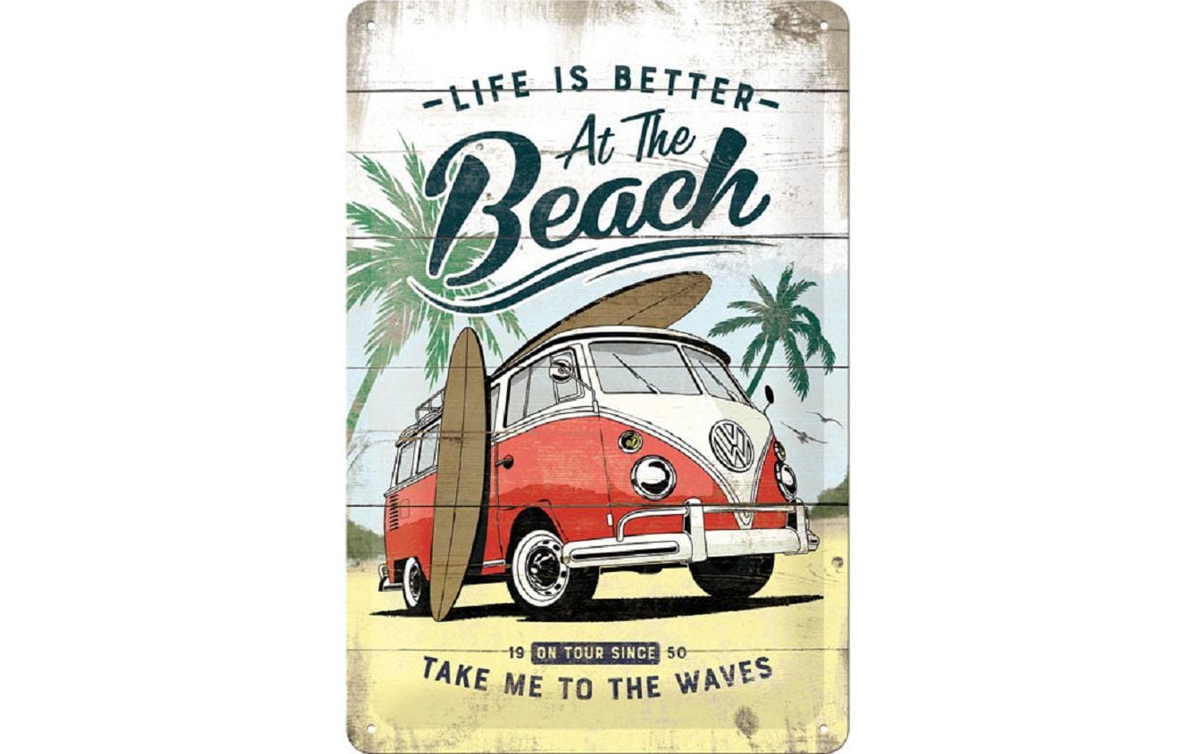 Nostalgic Art Schild VW Bulli Metall, 20x30 cm
