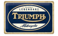 Nostalgic Art Schild Triumph Metall, 20x30 cm