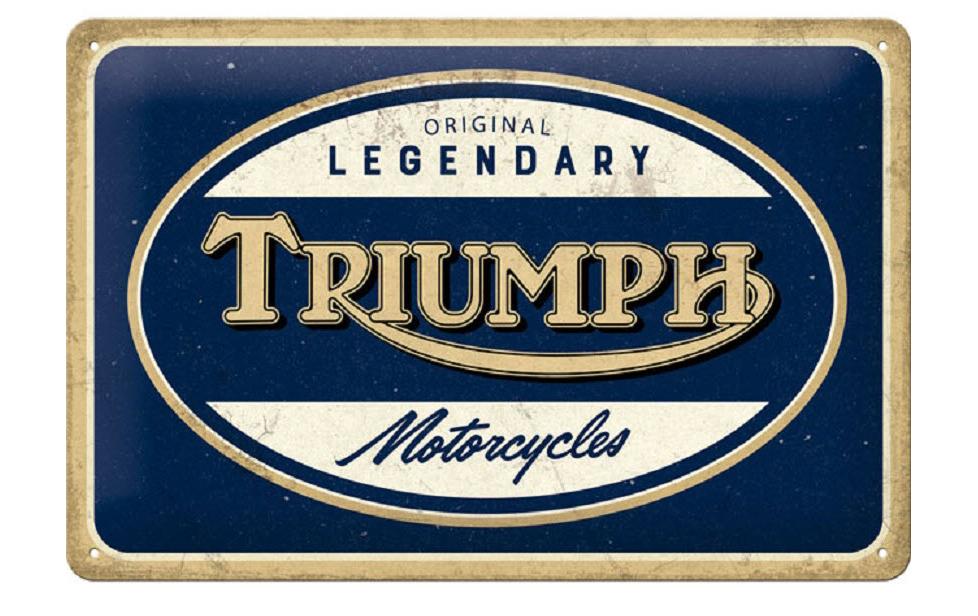 Nostalgic Art Schild Triumph Metall, 20x30 cm