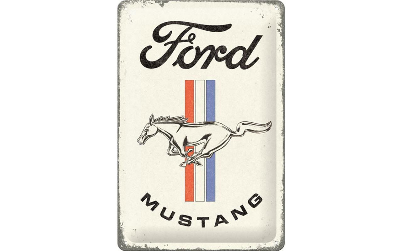 Nostalgic Art Schild Ford Mustang Metall, 20x30 cm