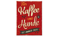 Nostalgic Art Magnet Kaffee und Hunde 8x6 cm (BxH), 1 Stück