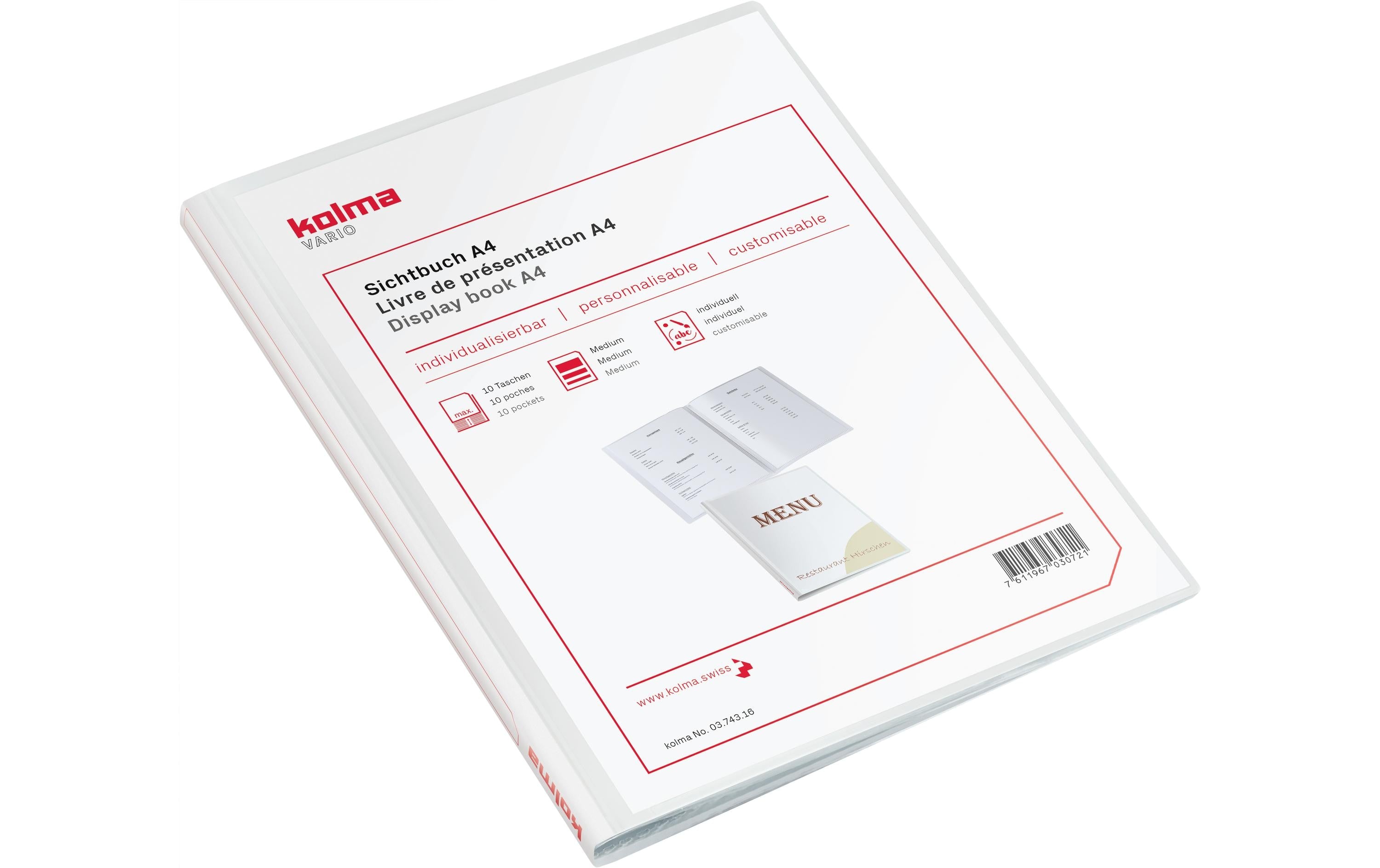 Kolma Sichtbuch Vario 10 Taschen