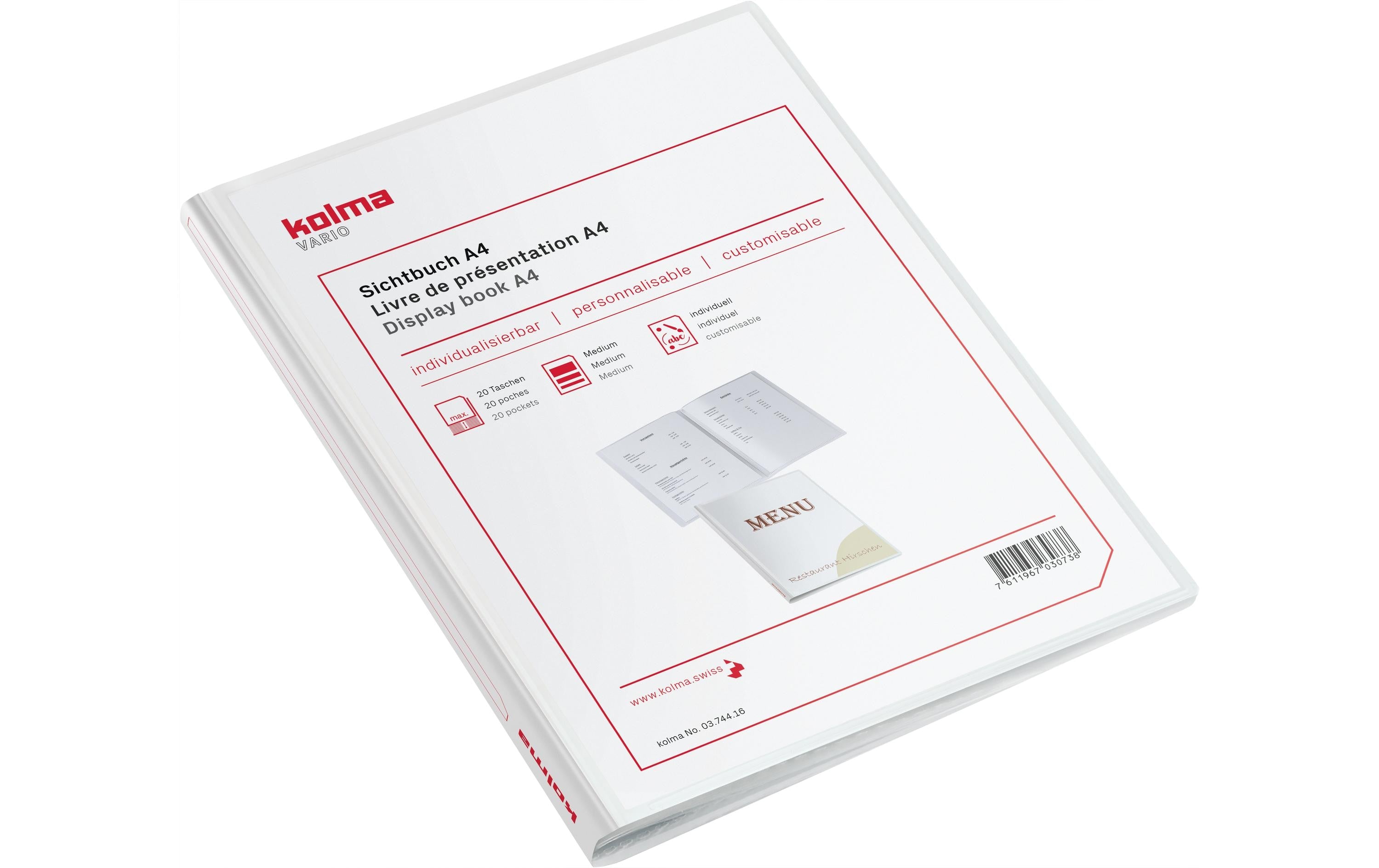 Kolma Sichtbuch Vario 20 Taschen