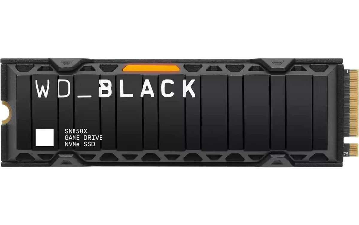 WD Black SN850X 1TB Heatsink NVMe, M.2 2280, 7300MB/s (l), 6300MB/s (s)