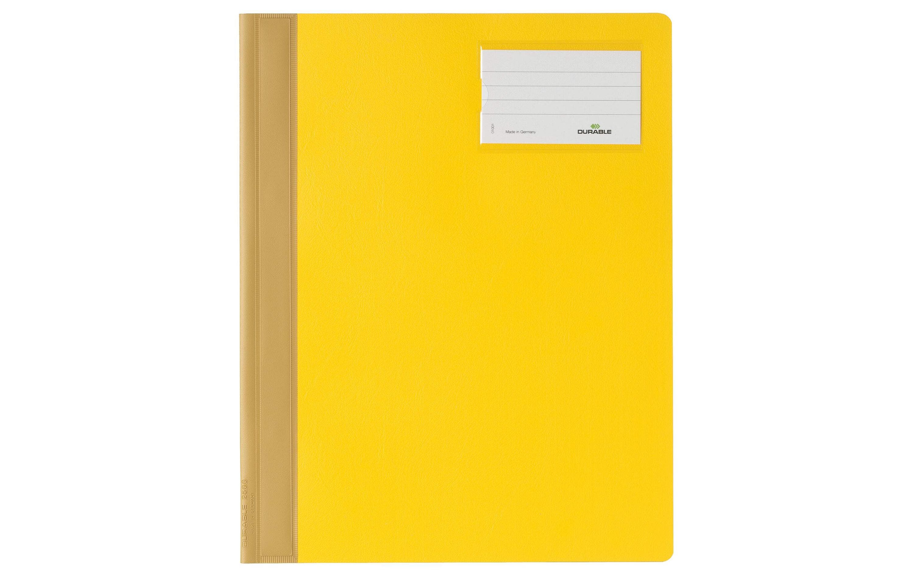 Durable Schnellhefter Extrabreit gelb, 1 Stk