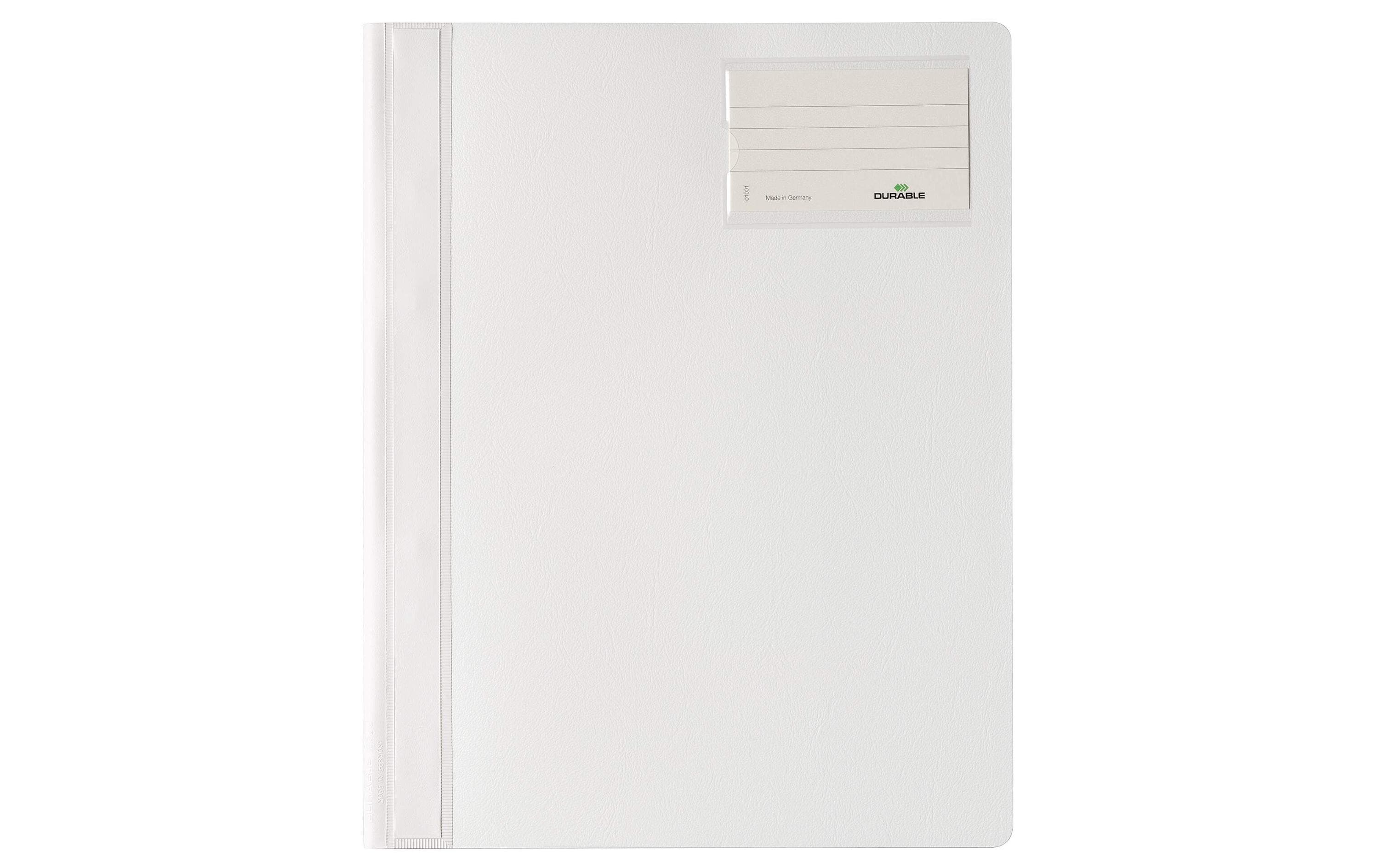 Durable Schnellhefter Extrabreit weiss, 1 Stk