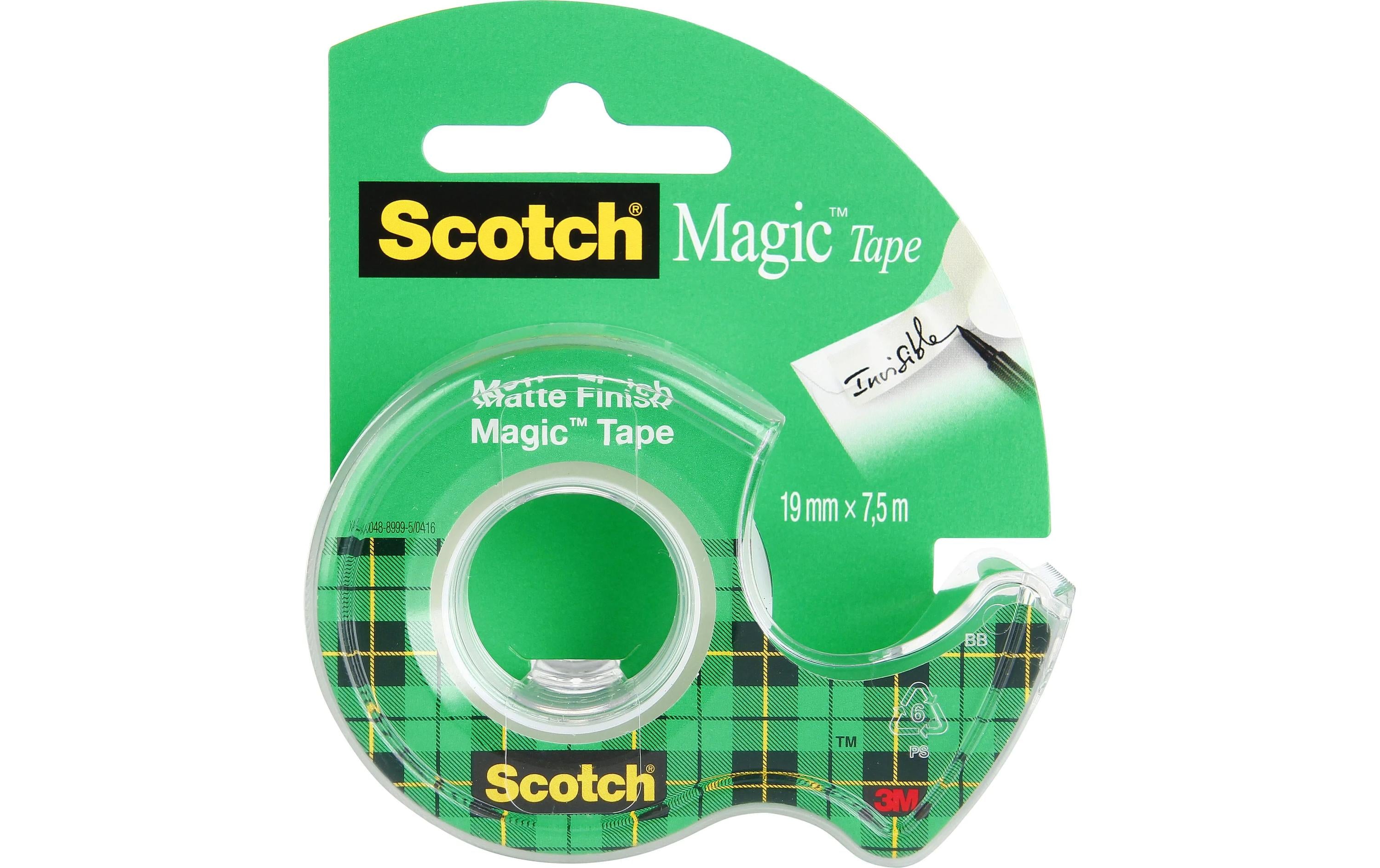 Scotch Magic Tape Handabroller ink. 1 Rolle 19 mm x 7,5 m