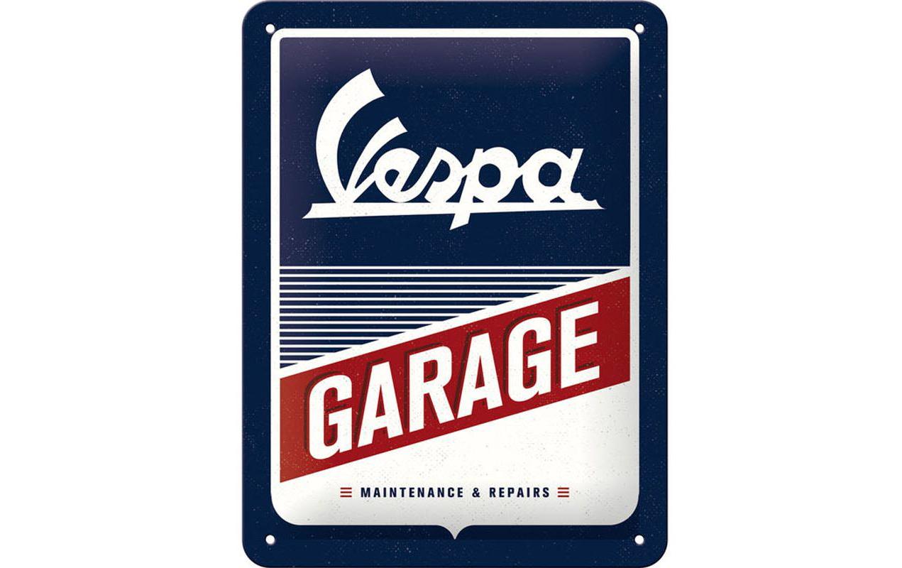 Nostalgic Art Schild Vespa Garage Metall, 15x20 cm