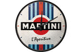 Nostalgic Art Wanduhr Martini 31x5.5 cm (DxT), exkl. AA Batterien