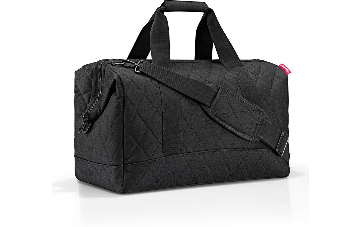 Reisenthel Schultertasche Allrounder L 30 l rhombus black, 51 x 39.5 x 29 cm