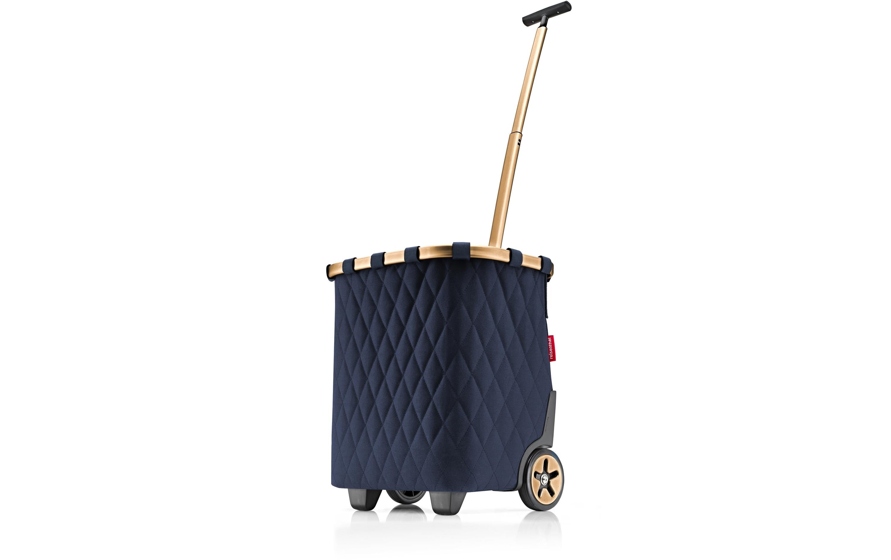 Reisenthel Einkaufsroller carrycruiser 40l frame rhombus midnight gold