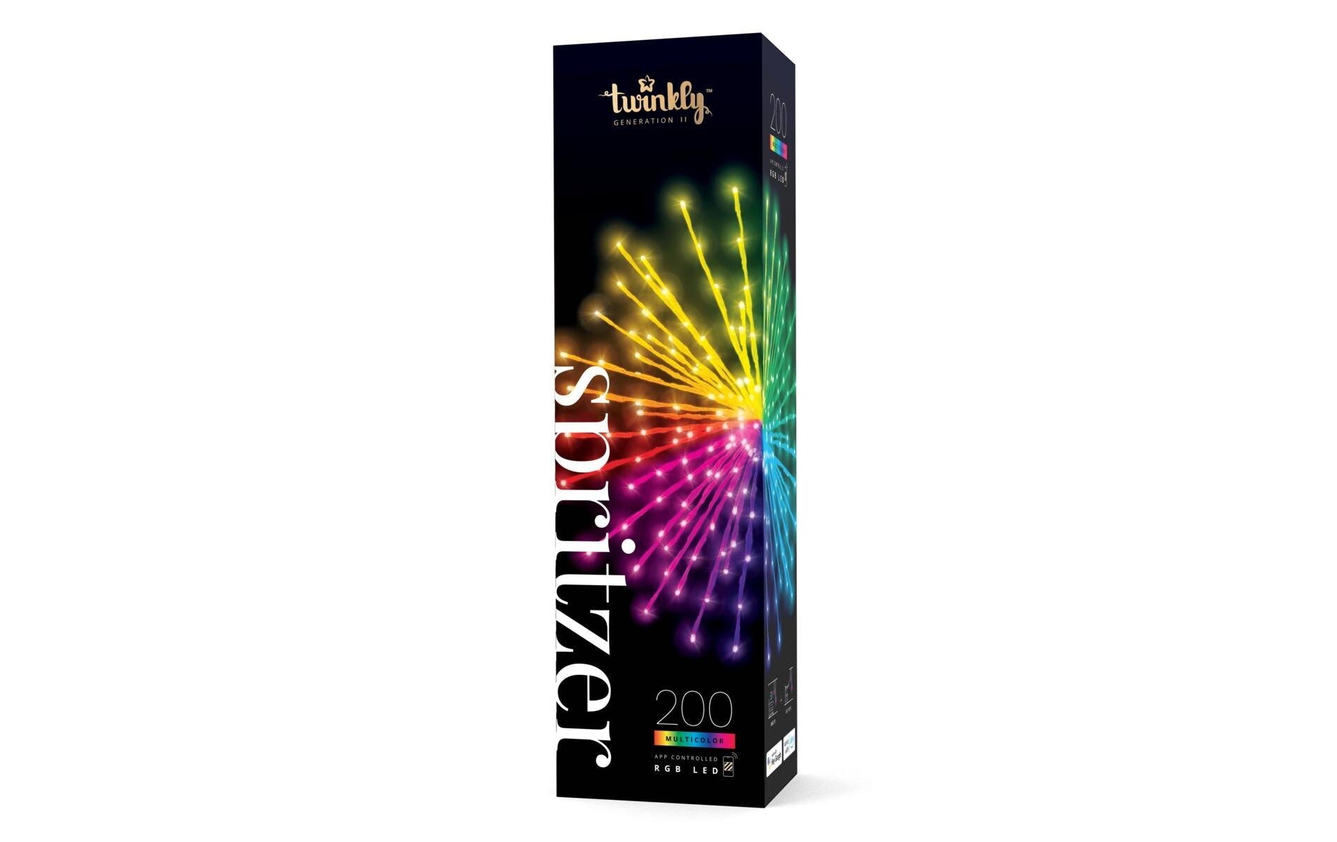 Twinkly Star, 200LEDs, RGB, 40 twigs-5lamps Wifi,Bluetooth,IP55, Musicsensor, CH Plug