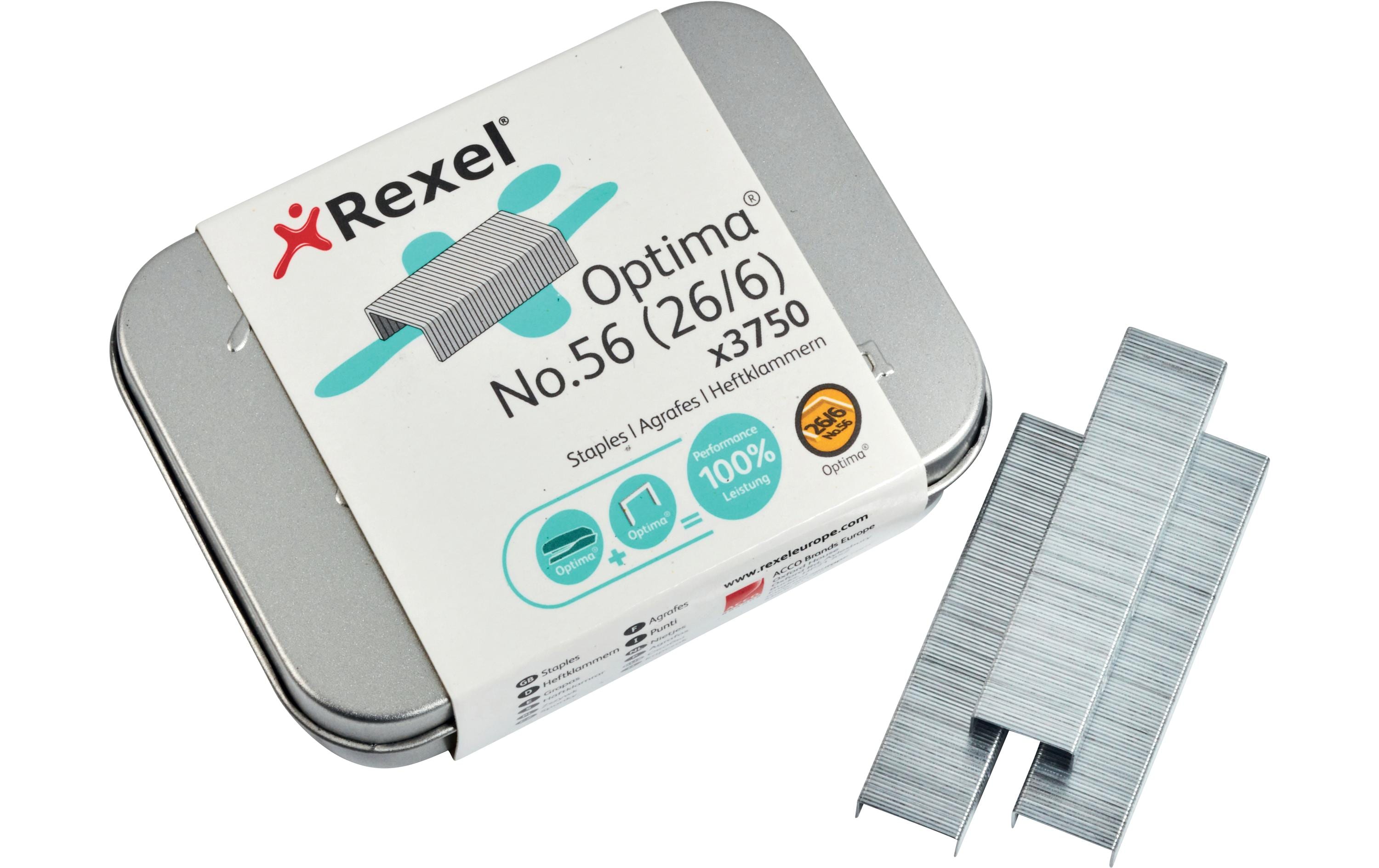 Rexel Heftklammern Optima, 3750 Stk Optima Nr. 56
