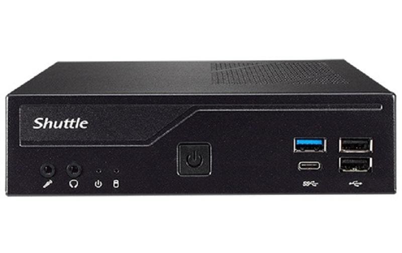 Shuttle Barebone DH610, schwarz Intel H610, 2x DDR4 SO-DIMM 3200