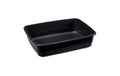 Ferplast Katzentoilette Nip 10 schwarz 46.5x35.5x11.5cm, ohne Rand