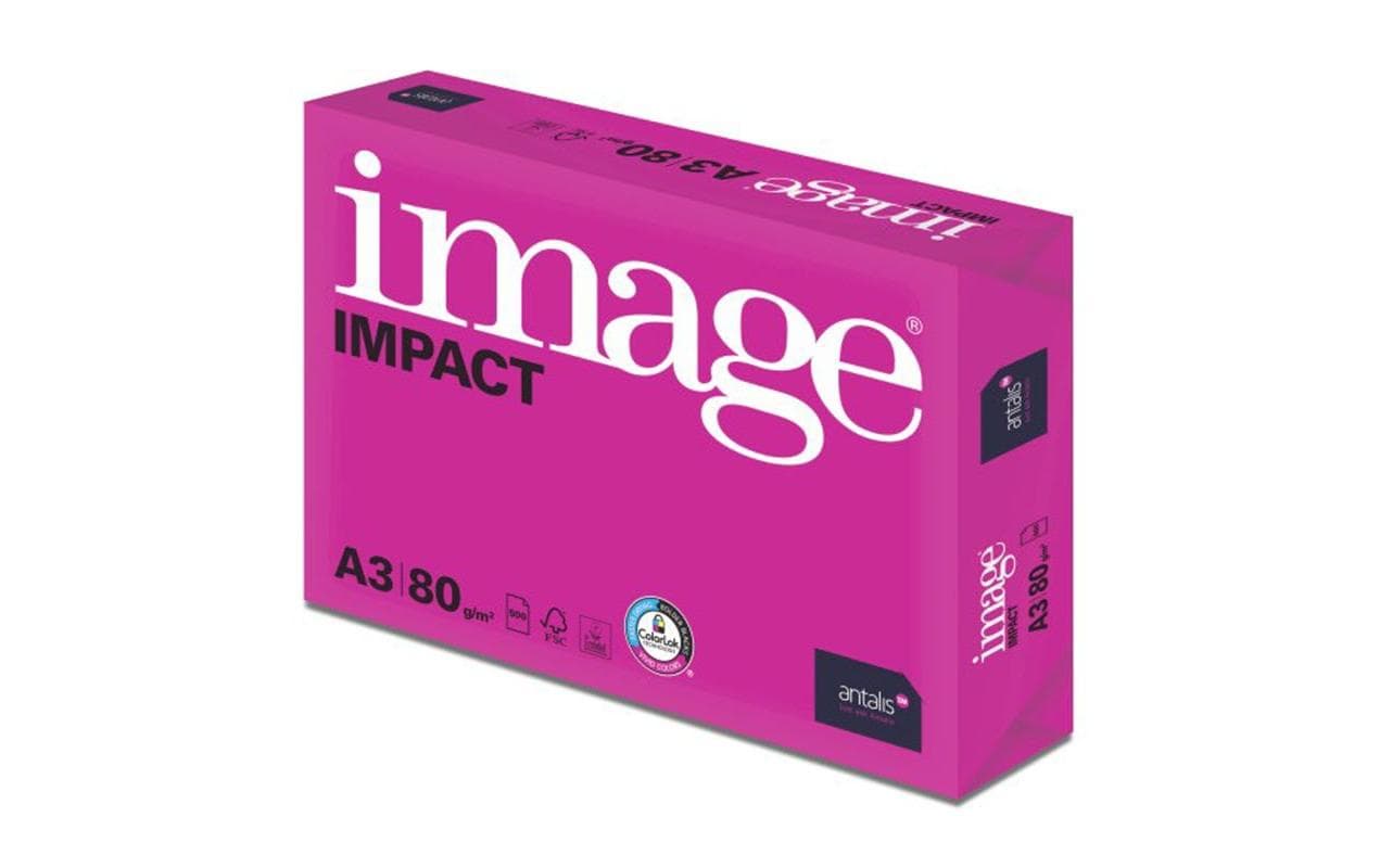 Kopierpapier Image Impact A3, hochweiss 80 gm2, 500 Blatt
