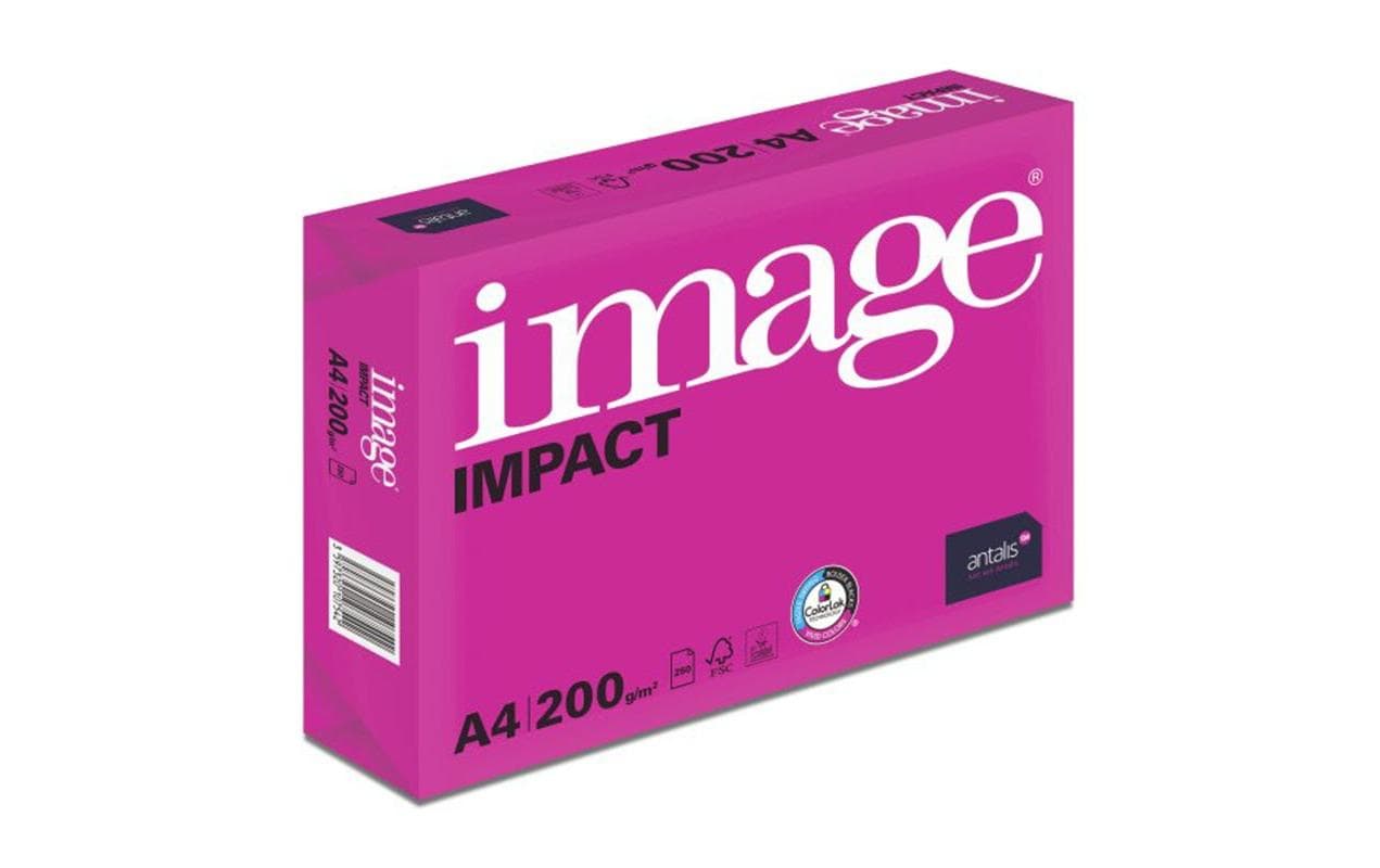 Kopierpapier Image Impact hochweiss A4 250 Blatt, holzfrei ECF, 200gm2