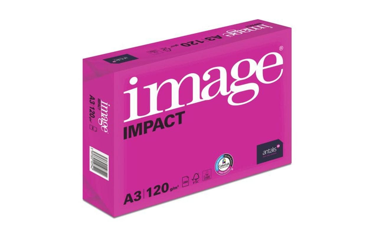 Kopierpapier Image Impact hochweiss A3 250 Blatt, holzfrei ECF, 120gm2