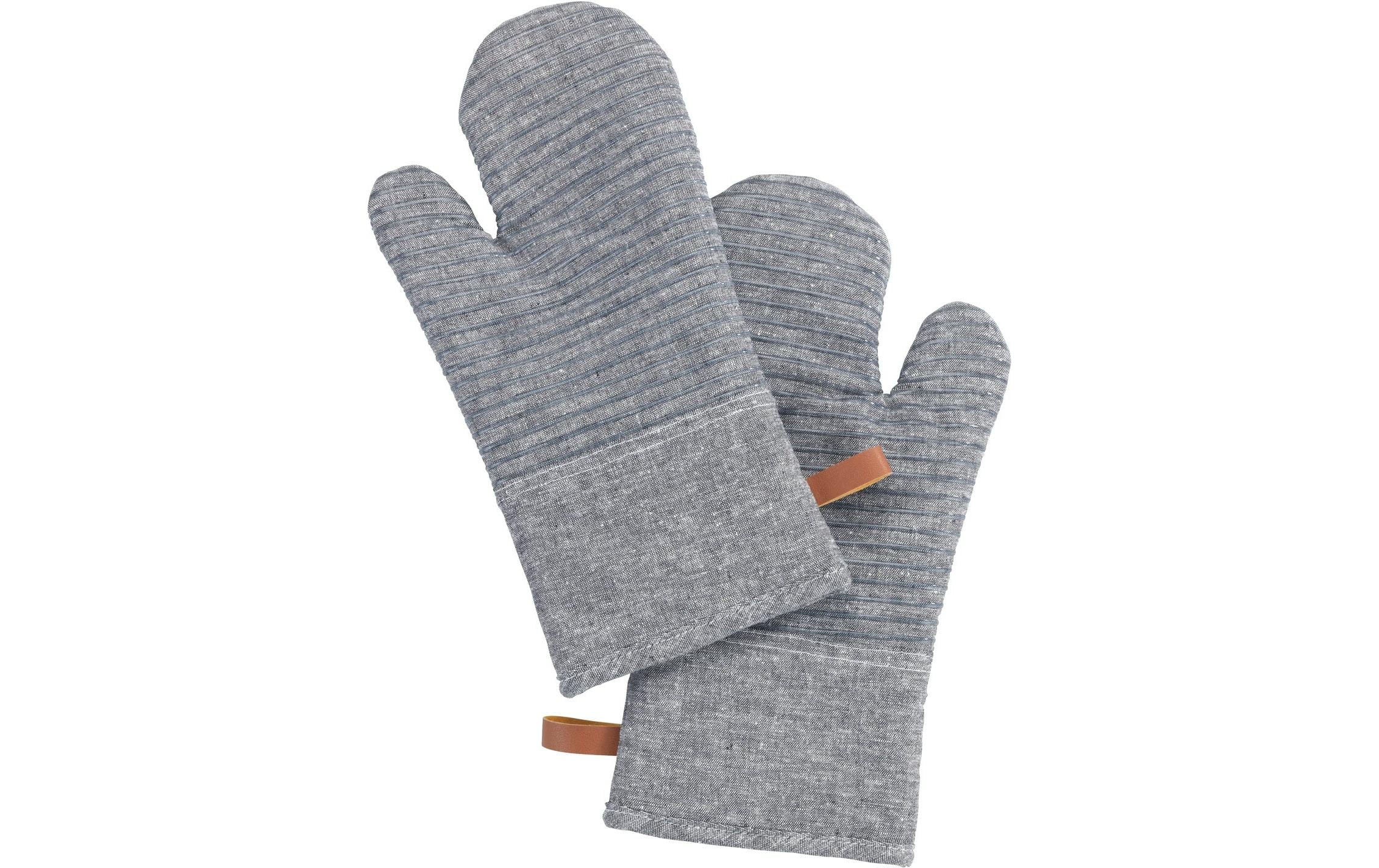 Wenko Topfhandschuhe Ada Stripes, 2er Waschbar bis 30 °C