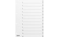 Kolma Zahlen-Register A4 KolmaFlex weiss 1 - 12