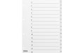 Kolma Zahlen-Register A4 KolmaFlex weiss 1 - 15