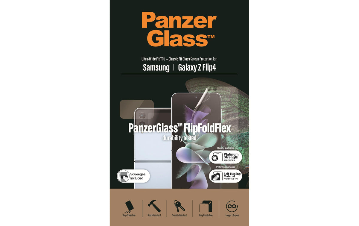 PANZERGLASS Clear Glass - UWF Galaxy Flip 4