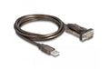 Schnittstellenkabel Adapter USB auf RS-232 9 PinStecker mit Schrauben 1,5 m
