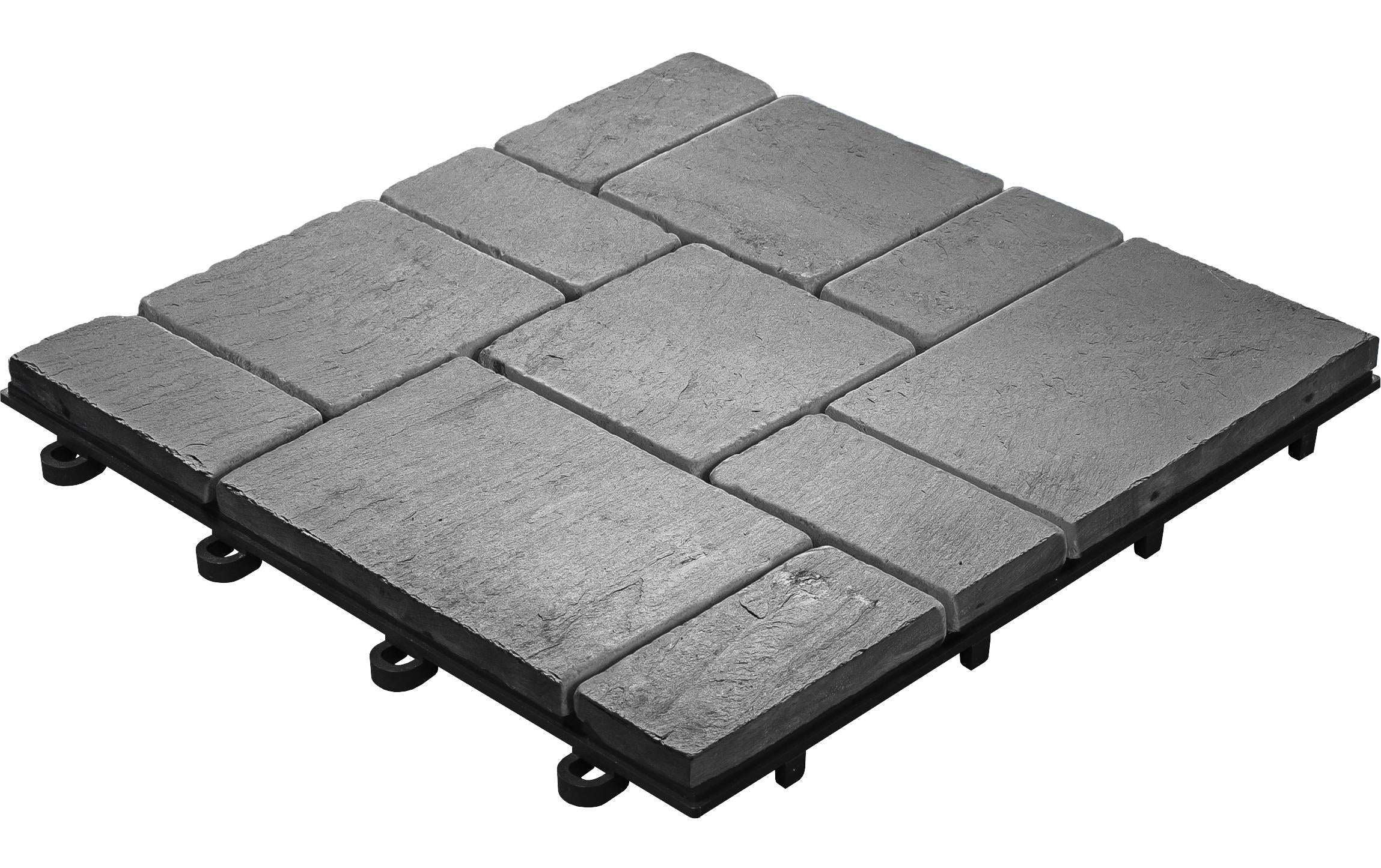 Bodenplatte stone Schiefer, Roma 4 Stück / Pack (˜ 0,36 m²)