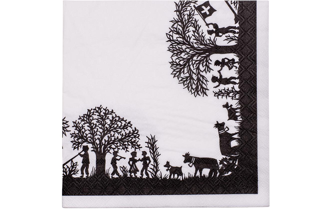 Kadastar Papier Servietten Bergchilbi 20 Stück, 33x33