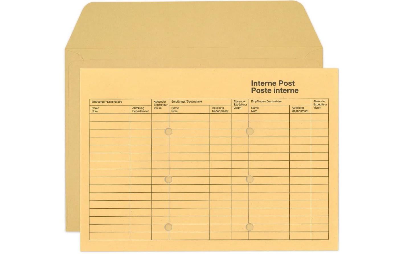 BüroLine Couverts "Interne Post" C4, 250 Stück