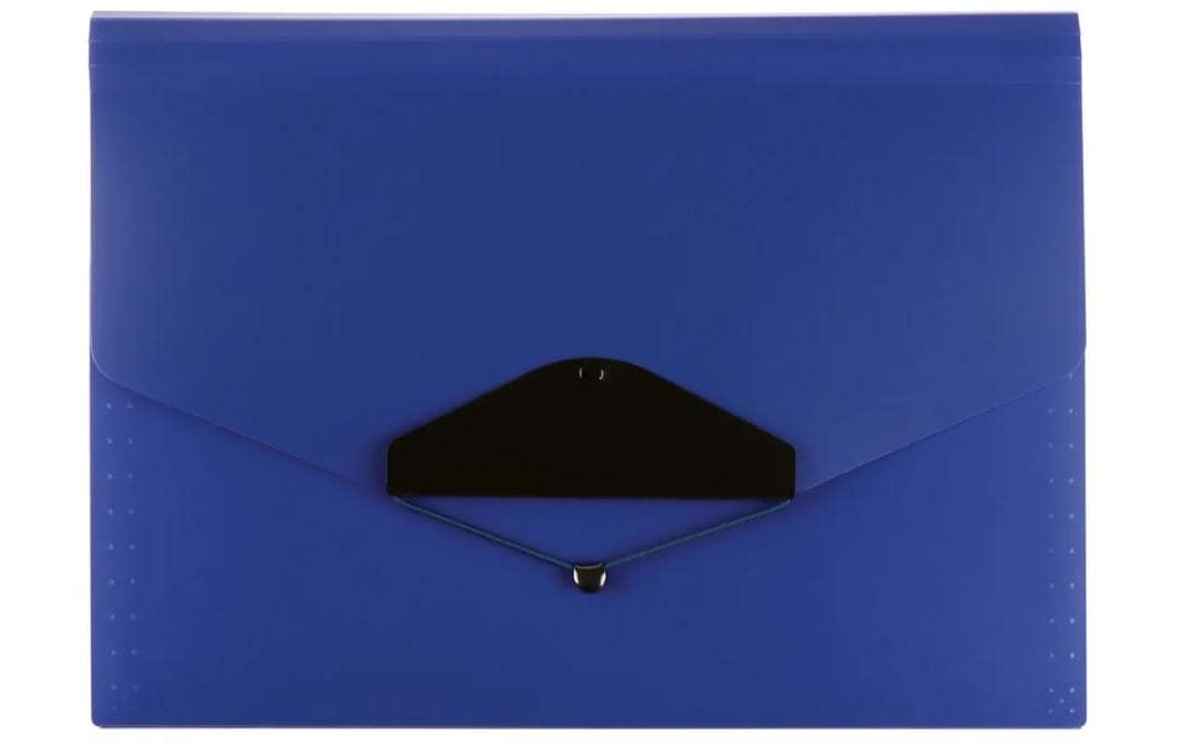 BüroLine Fächermappe 6-teilig, blau
