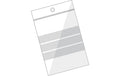 BüroLine Pressverschluss-Beutel, 100 Stk Beschriftungsfeld, 40 x 60 mm