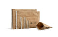 Brieger Versandtasche aus Papier 225 x 343 mm , braun, 100 Stück