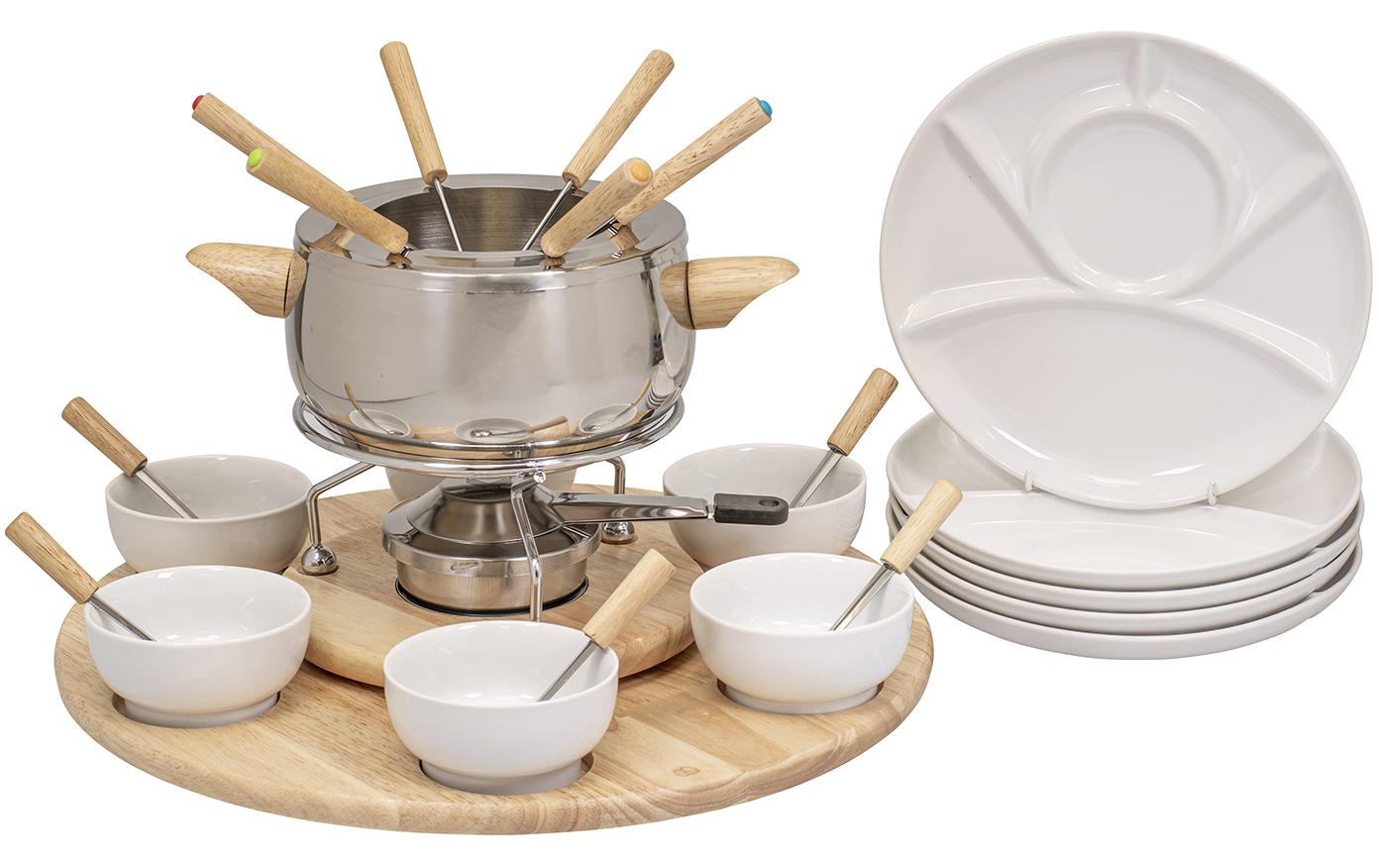 Kadastar Fleischfondue Set Claudia Ø 38.5 cm, 29-teilig