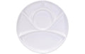Kadastar Fleischfondue-Teller weiss 23cm weiss, Ø 23 cm