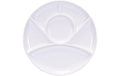 Kadastar Fleischfondue-Teller weiss 26cm weiss, Ø 26 cm