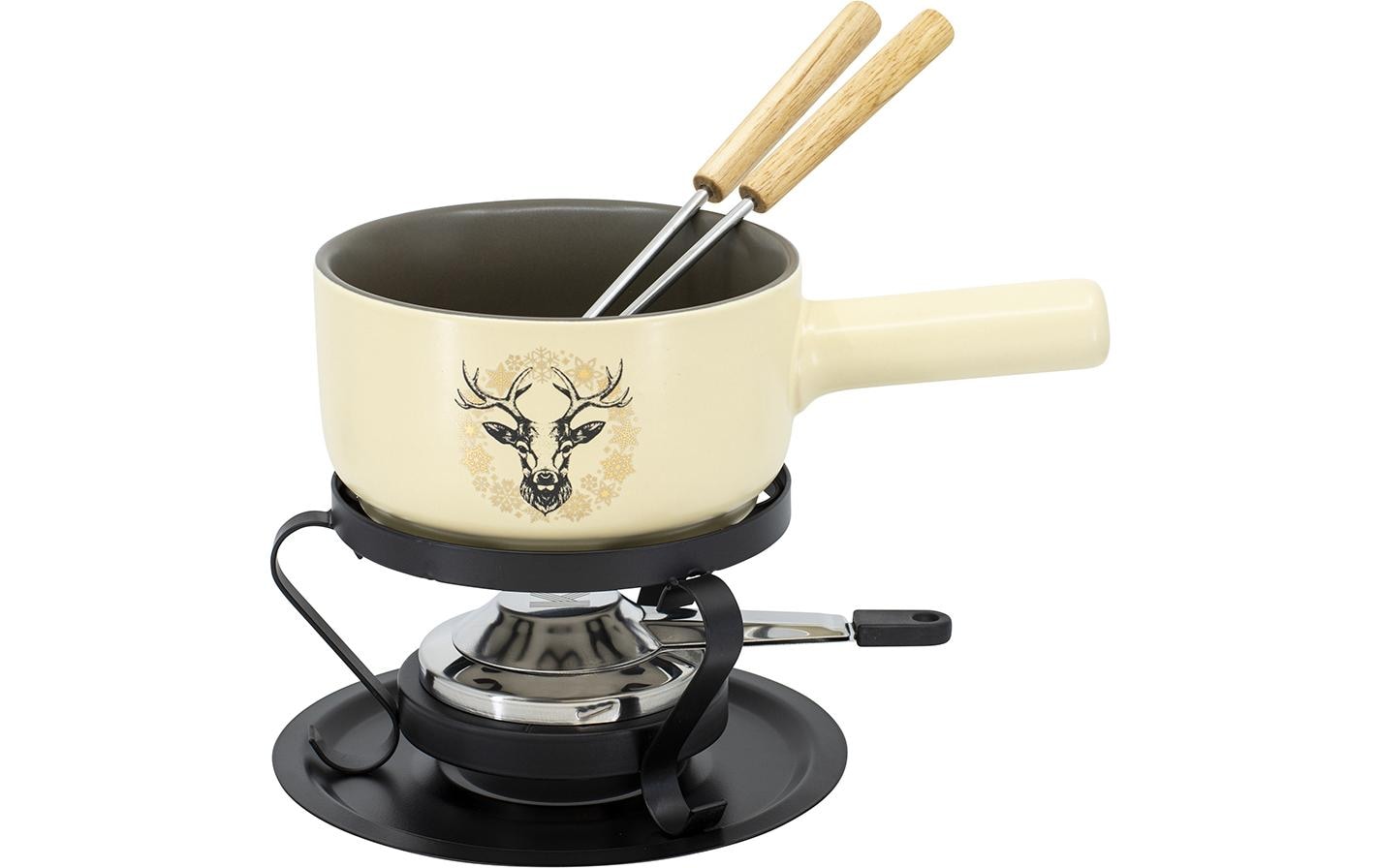 Kadastar Käsefondue-Set Deer 16cm 5-teilig Ø 16 cm