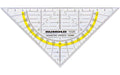 Rumold Geo-Dreieck Duo 16 cm, Skala 2 x 7 cm, ohne Griff