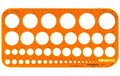 Rumold Profi Kreisschablone Durchmesser 1,0 - 36 mm