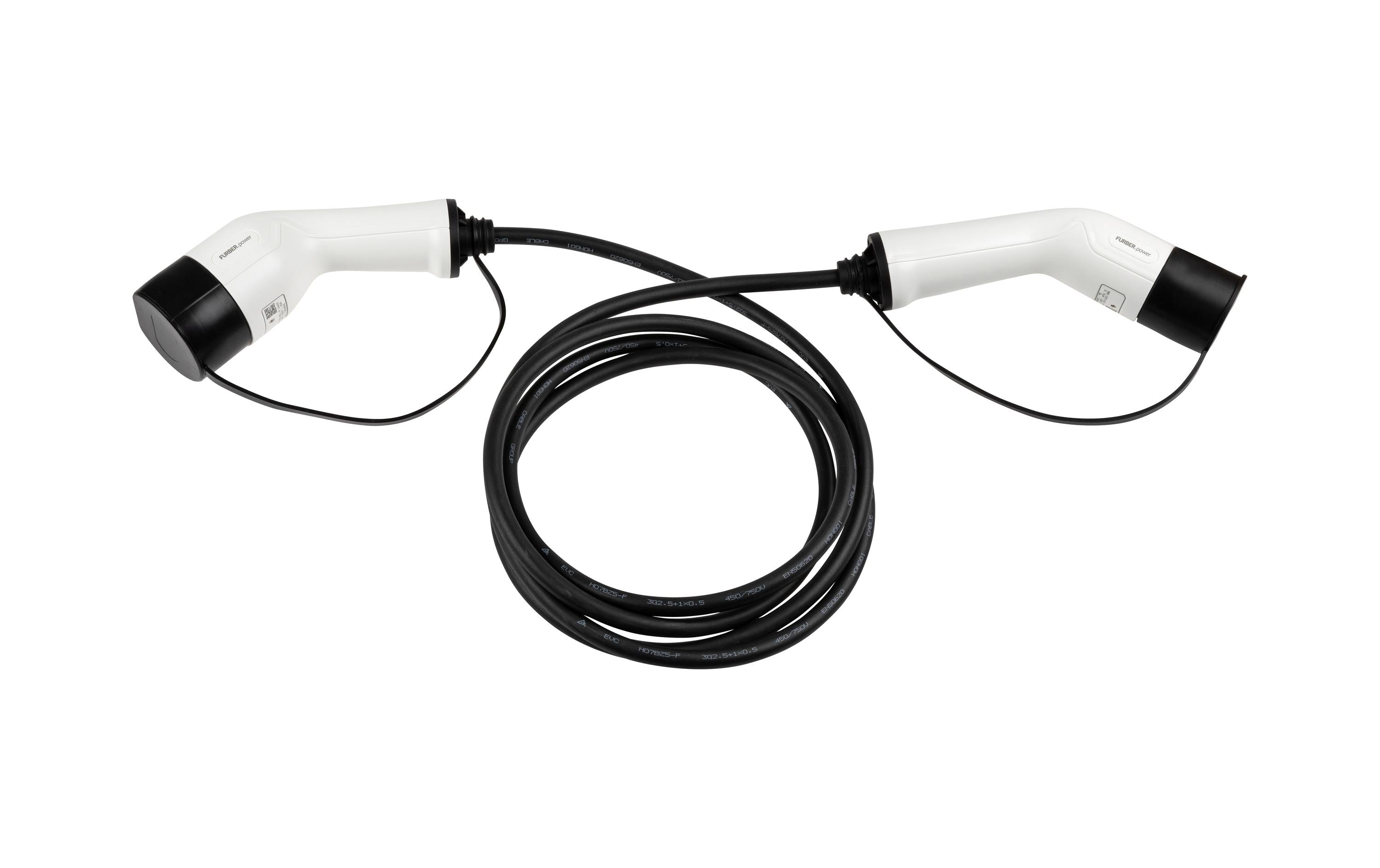 F.power Typ 2 Ladekabel THOR 3.7kW 3m einphasig, 250V, 16A, gerade