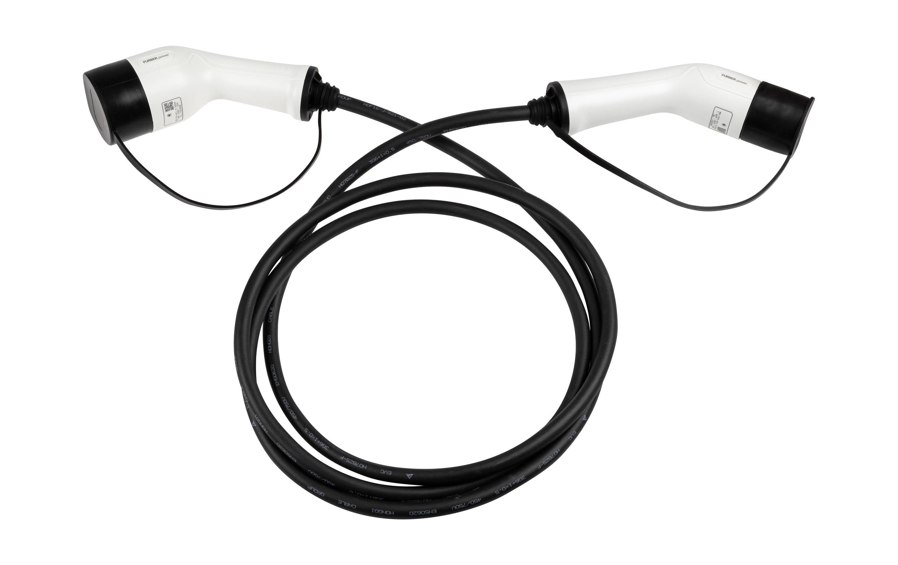 F.power Typ 2 Ladekabel THOR 7.4kW 3m einphasig, 250V, 32A, gerade