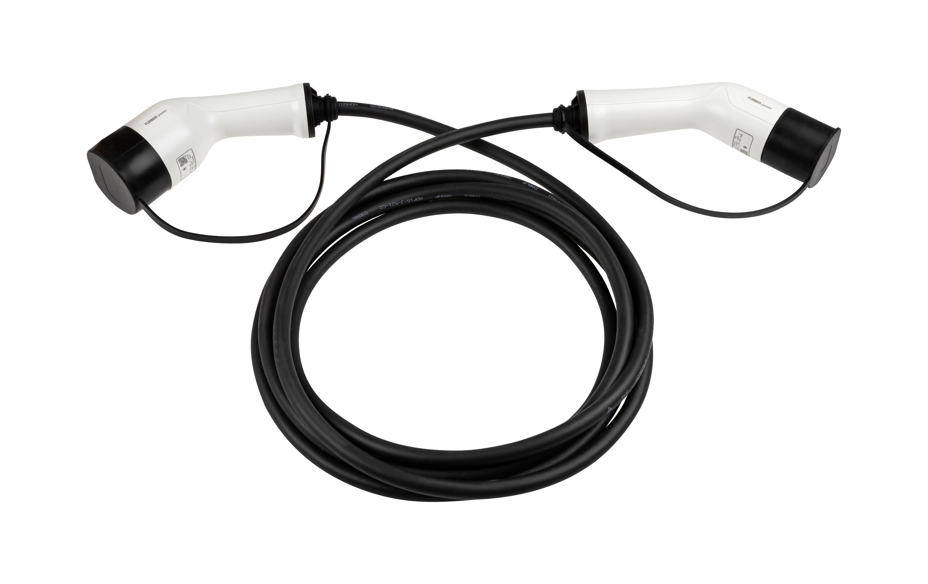 F.power Typ 2 Ladekabel THOR 7.4kW 5m einphasig, 250V, 32A, gerade