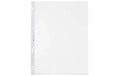 BüroLine Zeigetaschen PVC Lochrand transparent, 100 Stk