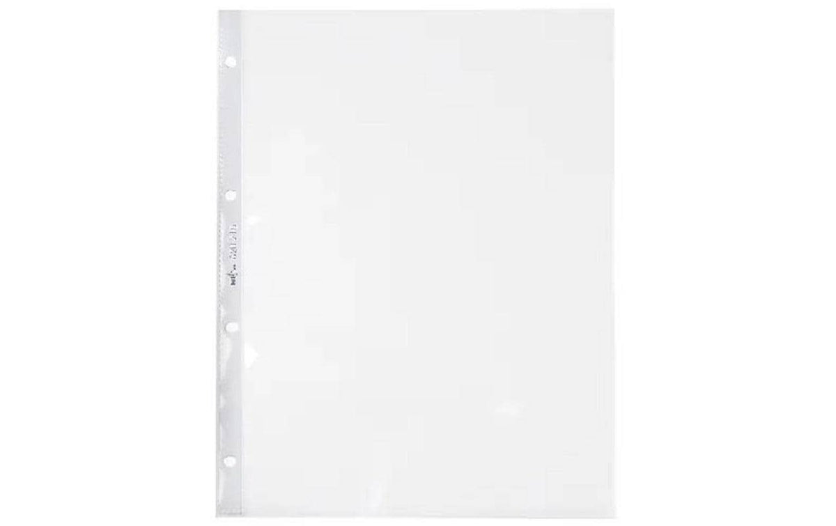 BüroLine Zeigetaschen PVC Lochrand transparent, 100 Stk
