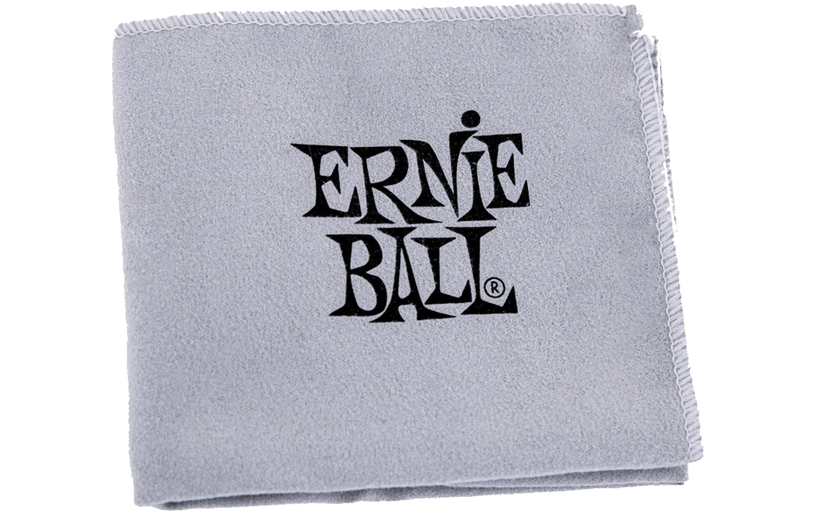 Ernie Ball 4220 Poliertuch grau mit Logo
