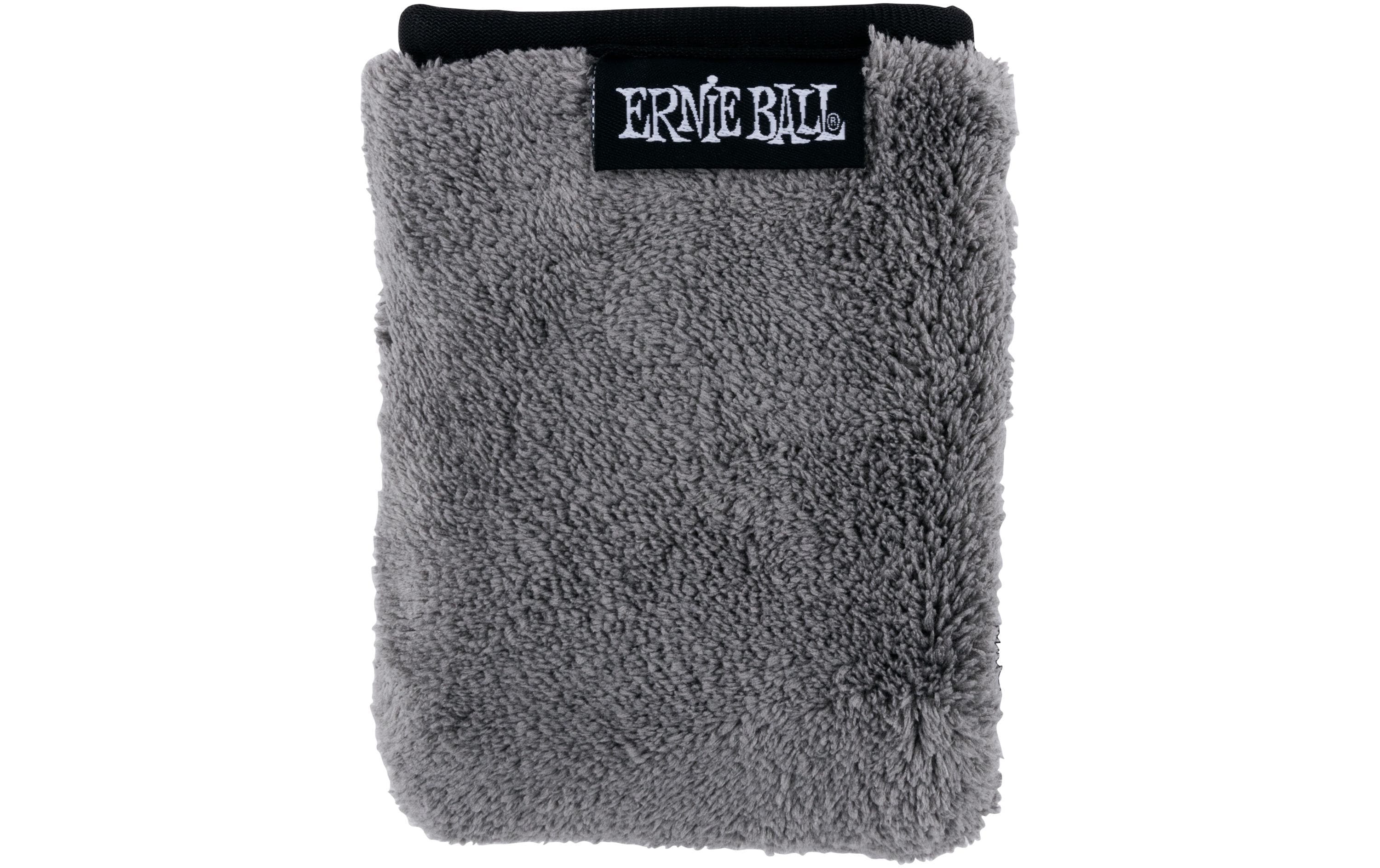 Ernie Ball 4219 Poliertuch Mikrofaser,  grau, 30x30cm