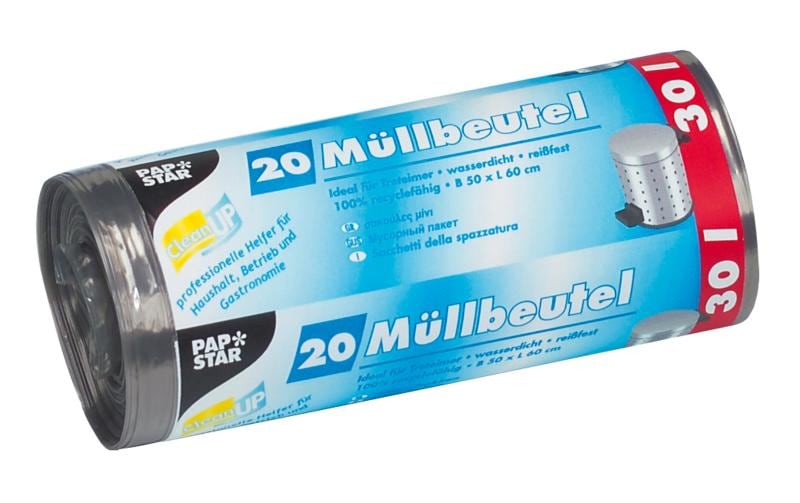 Weita Mehrzweckbeutel grau/30L ohne Zugband,600x500mm, Pack à 80 Sack